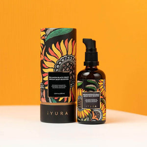 Balaayah Black Gram Bright Body Booster - With Sweet & Citrusy Aroma of Jasmine, Cardamom, Orange and Lemongrass - Pack of 2 Body Oil iYURA