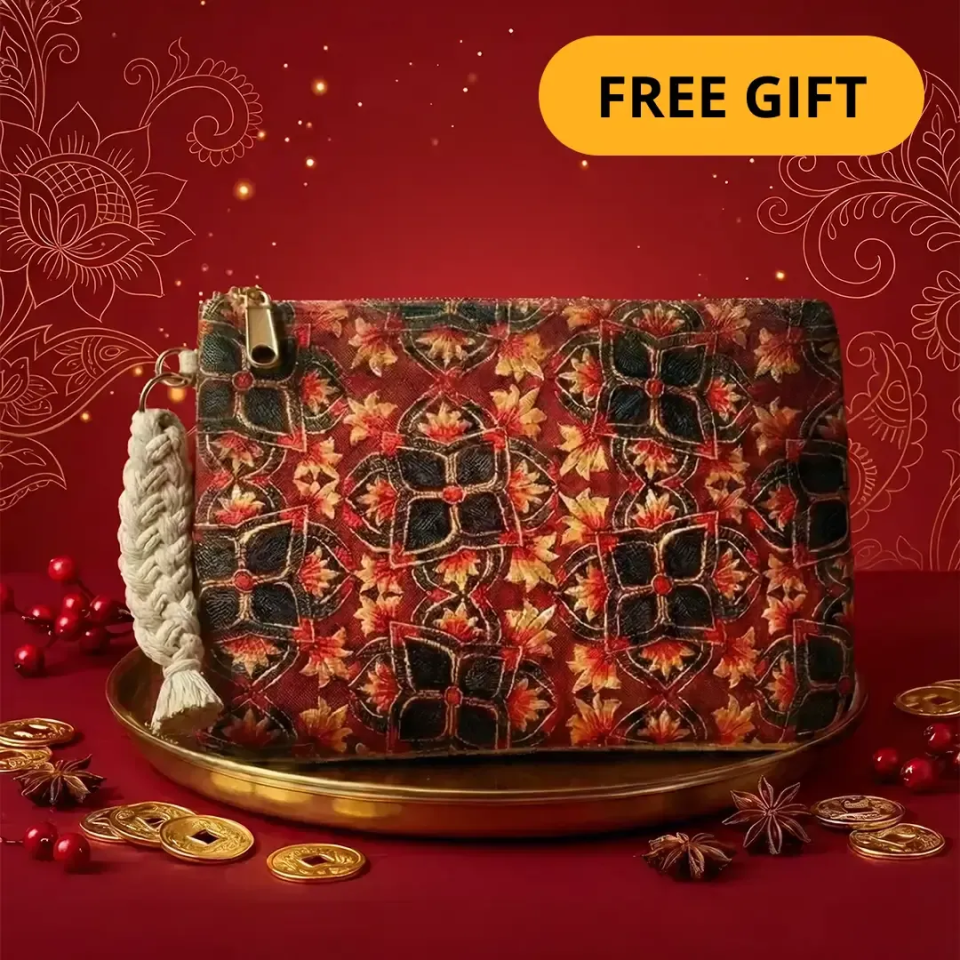 iYURA Madhubani Keepsake pouch [Limited Edition] - Prosperity