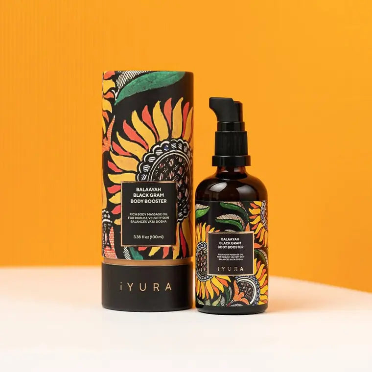Bottle with its printed outer tube