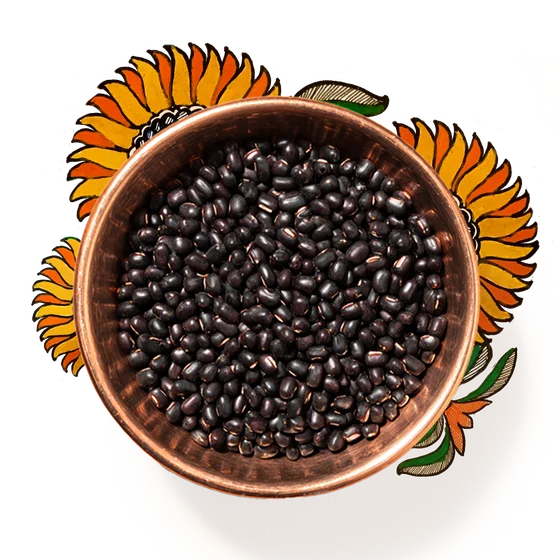 Black gram lentils