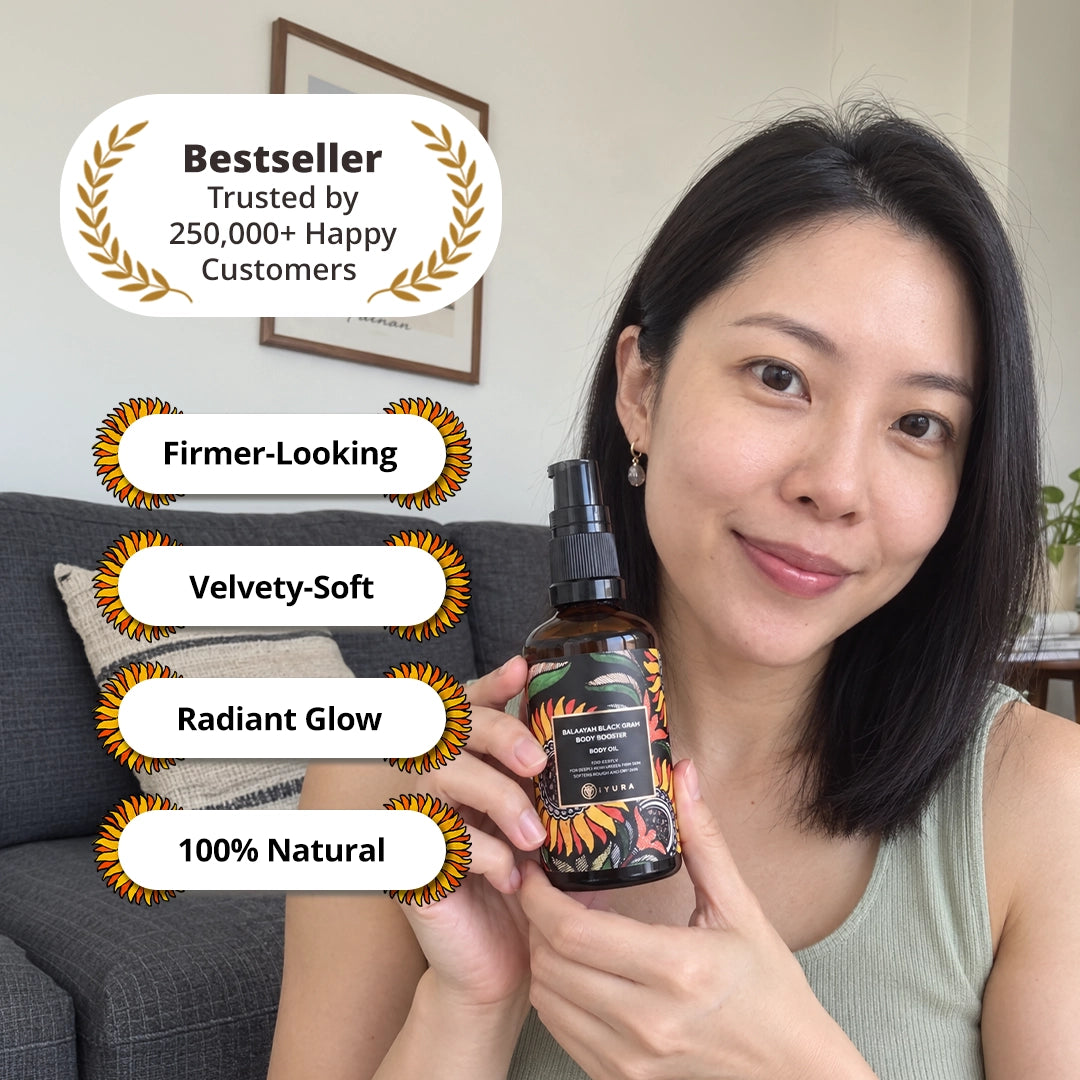 Balaayah Black Gram Body Booster, 100ml bottle