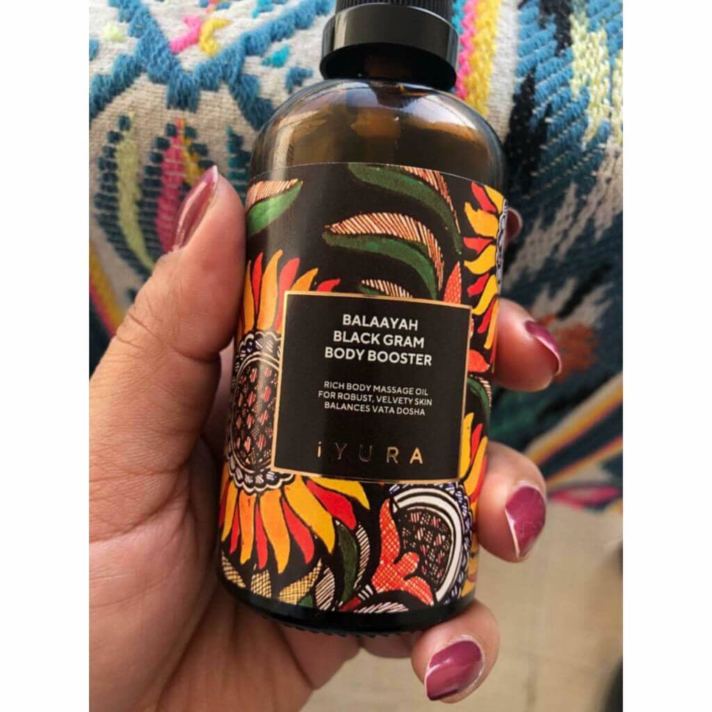 Balaayah Black Gram Body Booster Body Oil iYURA 