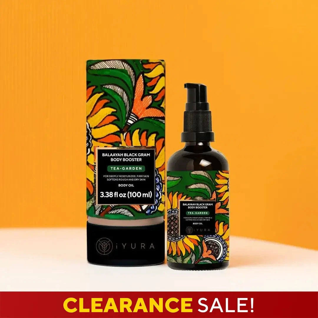Balaayah Black Gram Body Booster - Tea-Garden Blend Body Oil iYURA 