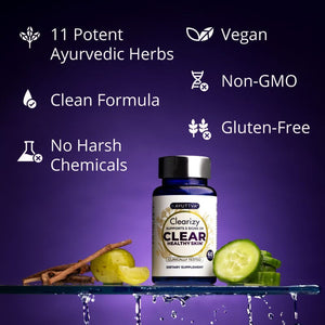 Clearizy Capsules for Clear and Breakout-Free Skin Supplements Ayuttva 