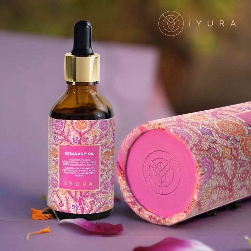 Day & Night Face Oil Duo - Best Moisturizer for Healthy Skin - Ayurvedic Natural Skincare Set 🎁🎁 Beauty set iYURA 