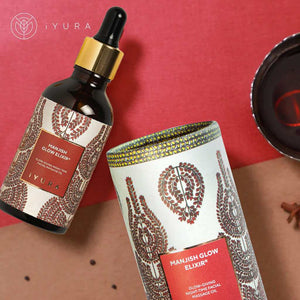 Day & Night Face Oil Duo - Best Moisturizer for Healthy Skin - Ayurvedic Natural Skincare Set 🎁🎁 Beauty set iYURA 