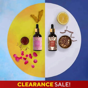 Day & Night Face Oil Duo - Best Moisturizer for Healthy Skin - Ayurvedic Natural Skincare Set 🎁🎁 Beauty set iYURA 