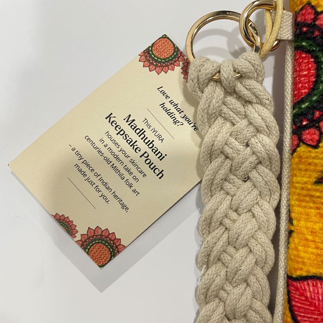 iYURA Madhubani Keepsake pouch [Limited Edition] - Abundance singleton_gift The Ayurveda Experience 