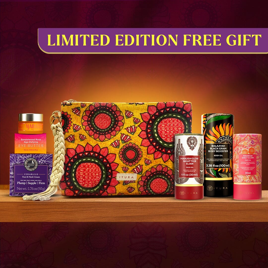 🎁 iYURA Madhubani Keepsake pouch [Limited Edition] - Abundance The Ayurveda Experience 