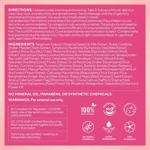 Kesaradi Daily Glow - Face Oil Moisturizer for Dry Skin or Sensitive Skin - Natural Skincare for Glowing Skin Face oil iYURA 