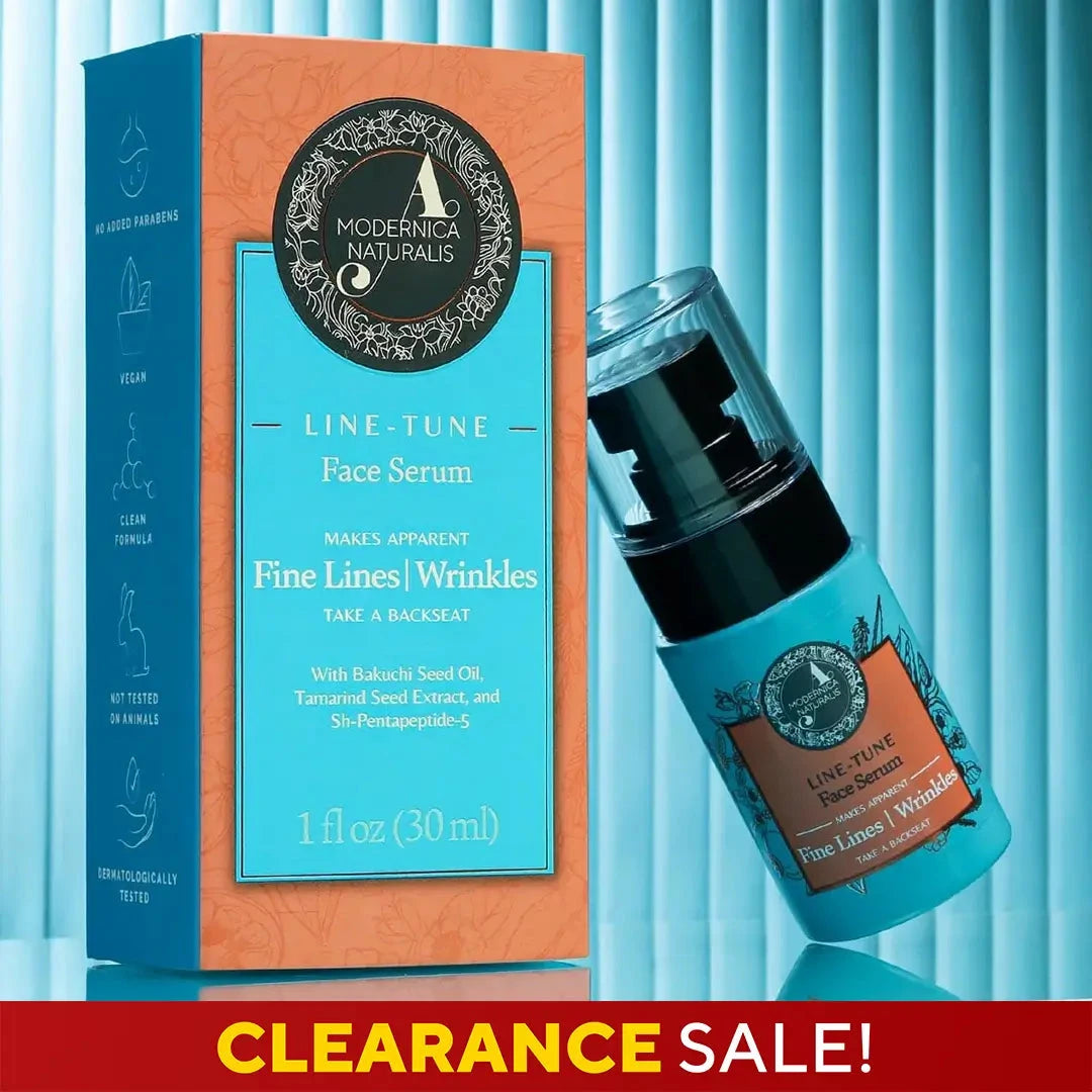 Line-Tune Face Serum – Reduces the Appearance of Fine Lines & Wrinkles – Hydrating Formula with Tamarind, Bakuchi, Arjuna, Guduchi & Peptides – Best Face Serum for Aging Skin with Fine Lines & Wrinkles – With Clinically Tested Ingredient Combinations Face Serum A Modernica Naturalis 