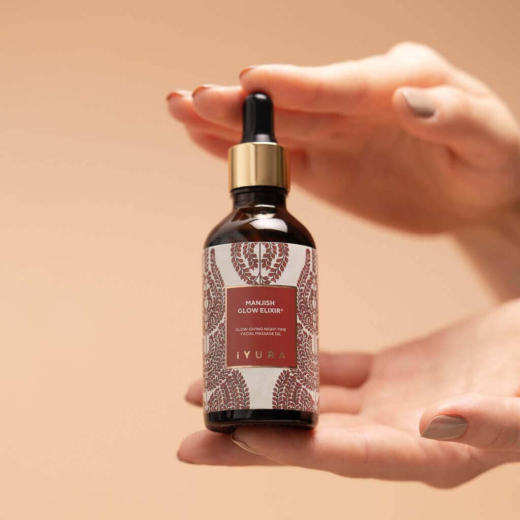 Manjish Glow Elixir - Ayurvedic Night-Time Face Oil 🎁🎁 Night-time face oil iYURA 