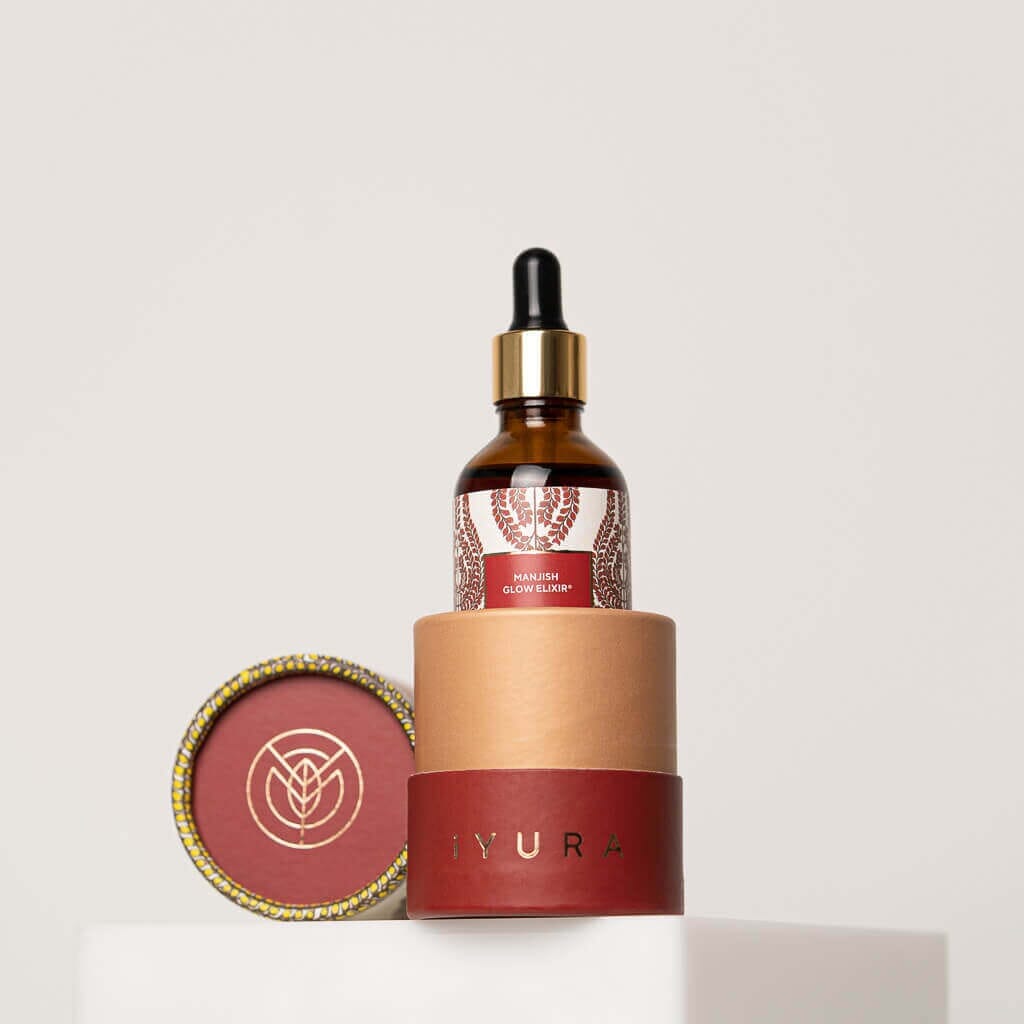 Manjish Glow Elixir - Ayurvedic Night-Time Face Oil 🎁🎁 Night-time face oil iYURA 