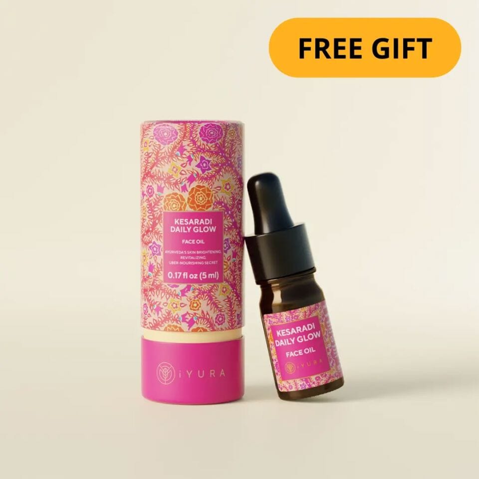 🎁 Mini Kesaradi Face Oil- To Deeply Moisturize Mature Skin + Bring out a Rested, Refreshed Look with a Dewy Glow (100% off) iYURA 