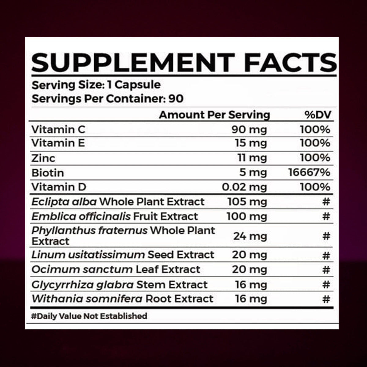 Nail n Mane: Plant-based Supplement to Support Healthy Hair and Nails Supplements Ayuttva 