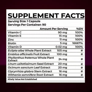 Nail n Mane: Plant-based Supplement to Support Healthy Hair and Nails Supplements Ayuttva 