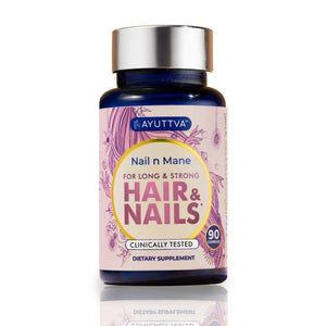Nail n Mane: Plant-based Supplement to Support Healthy Hair and Nails Supplements Ayuttva 