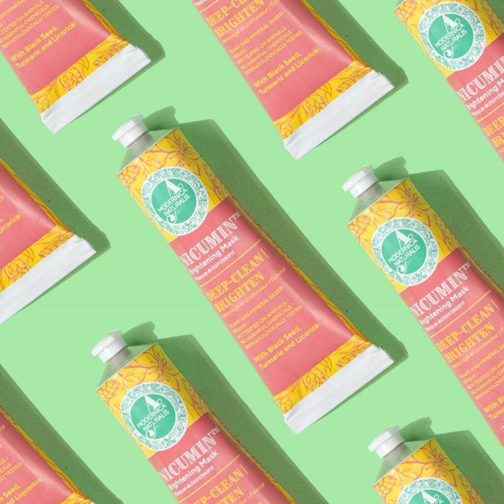 Nicumin Brightening and Even Toning Face Mask - With Black Seed, Turmeric and Licorice Face Mask A Modernica Naturalis 