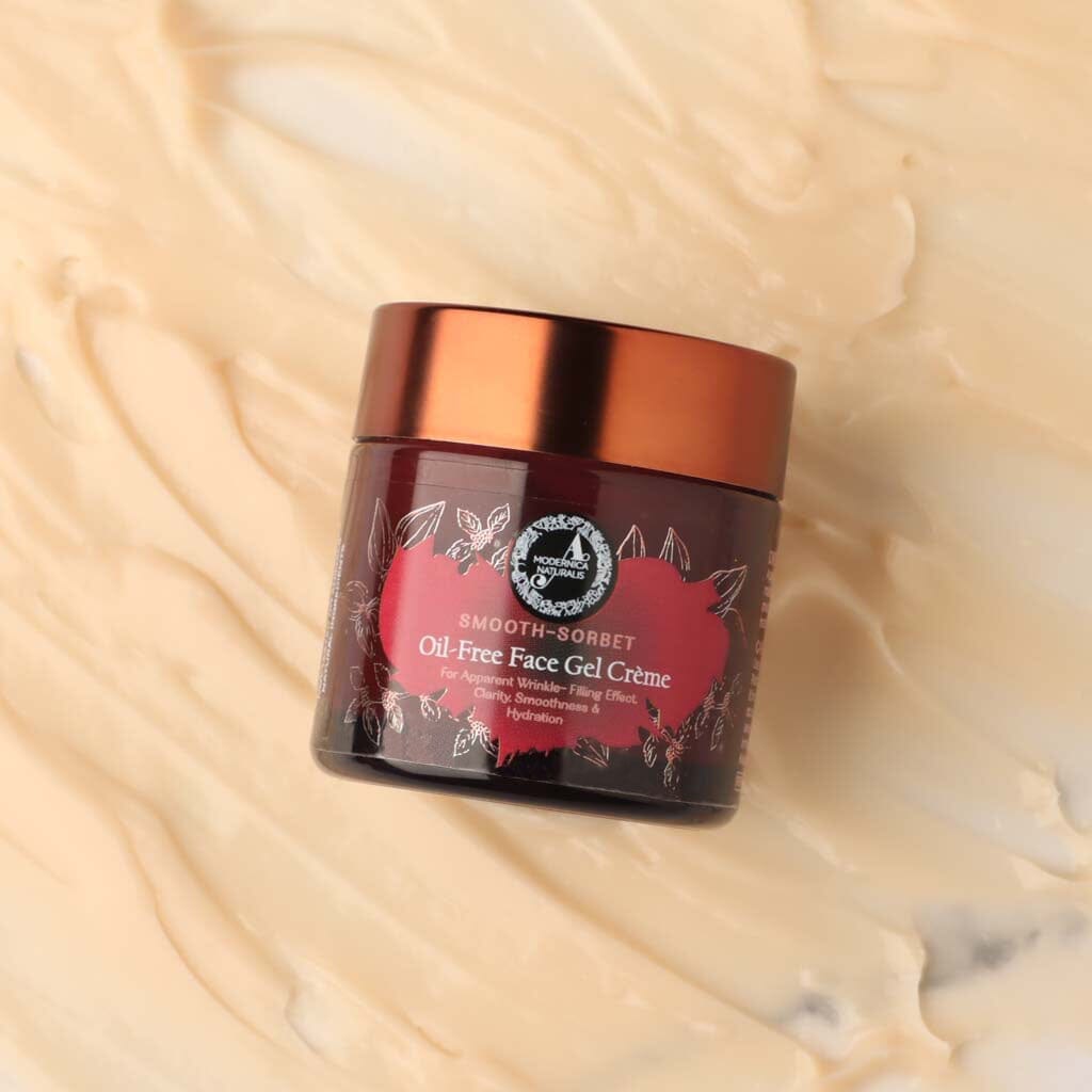 Smooth-Sorbet | Oil-Free Face Gel Crème | For Apparent Wrinkle Filling Effect, Clarity, Smoothness & Hydration 🎁🎁 Lotion & Moisturizer A Modernica Naturalis 