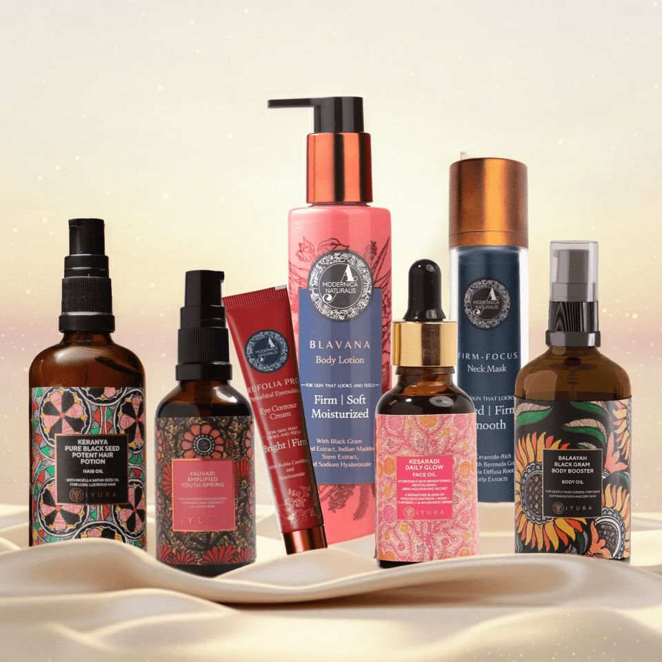 The 7 Iconic Bestsellers Head-to-Toe Ritual Set Beauty set The Ayurveda Experience 