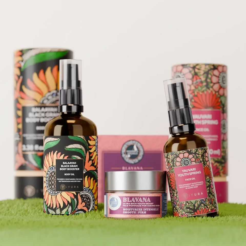 The Ayurveda Experience Black Gram Edit - Face and Body Trio with the Power of Black Gram Skin Care A Modernica Naturalis 