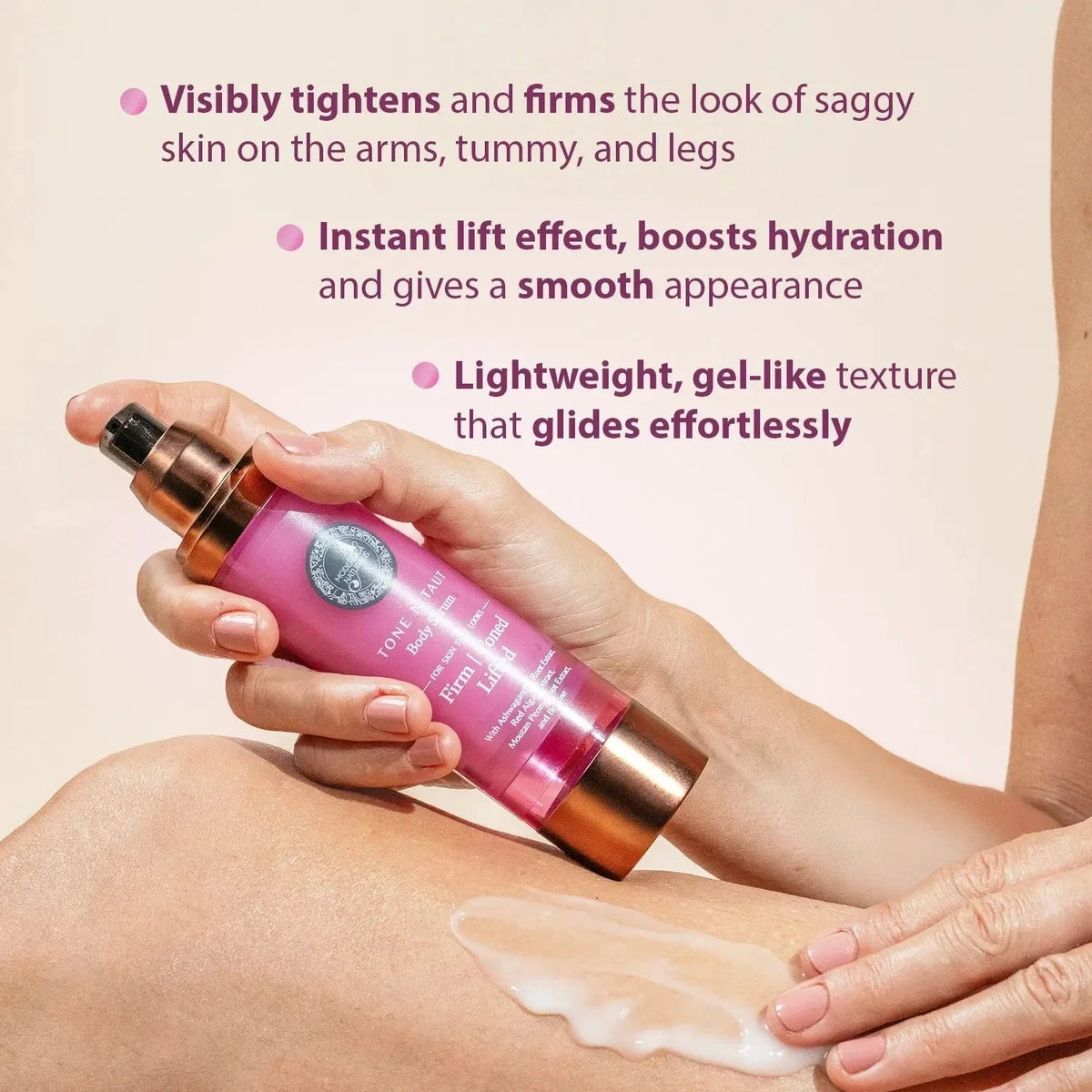 Tone N Taut Body Serum - Tightens and firms the appearance of saggy, crepey skin on your arms, legs and belly Lotion & Moisturizer A Modernica Naturalis 