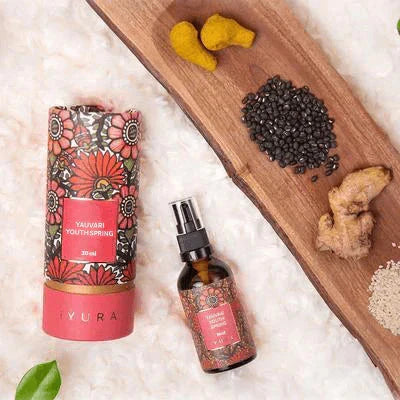 Yauvari Amplified Youth Spring - Best Face Moisturizer for Dry Skin, Aging or Mature Skin - Replaces your Anti Aging Moisturizer - Natural Skincare with Natural Vitamin E, Vitamin A, Vitamin B 🎁🎁 Face oil iYURA 